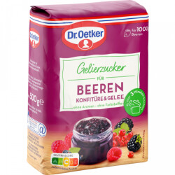 Dr.Oetker Gelierzucker für Beerenkonfitüre...