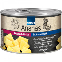 EDEKA Ananas Stücke in Saft 227g