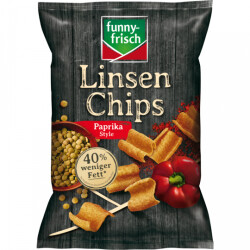 Funny Linsen Chips Paprika 90g