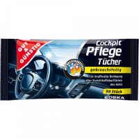 Gut &amp; G&uuml;nstig Cockpit Reinigungst&uuml;cher 30er