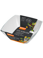 Edeka zuhause Glas-Schälchen eckig 16cm