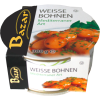 Bazar Weiße Bohnen Mediterraner Art 300g