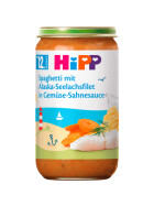 Hipp Spaghetti & Seelachsfilet 250g