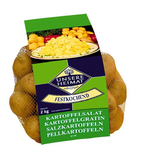 Unsere Heimat Kartoffeln festkochendk DE 2kg