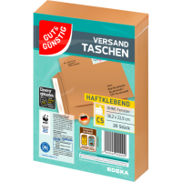 Gut & Günstig Versandtaschen braun DIN C5 20er