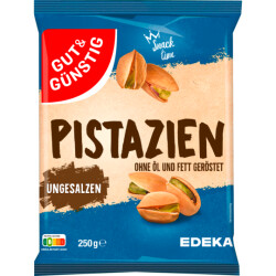 Gut & Günstig Pistazien ohne Salz 250g