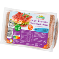 Mestemacher Eiweiß Toastbrötchen Kartte 4x65g