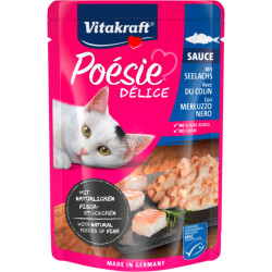 Vitakraft Poesie Delisaucce + Seelachs 85 g