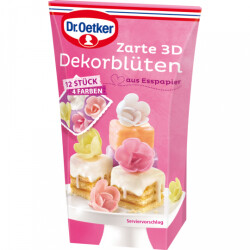 Dr.Oetker Zarte 3D Dekorblüten12ST