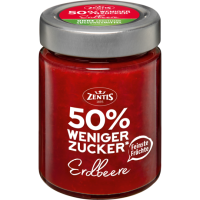 Zentis 50% wenig Zucker Aufstrich Erdbeere 195g