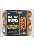 EDEKA Brioche Hot Dog Buns 6ST 270g