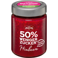 Zentis 50% wenig Zucker Aufstrich Himbeere 195g