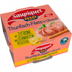 Saupiquet Thunfischfilet in &Ouml;l mit Zitrone 130g
