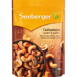 Seeberger Cashewkerne ger&ouml;stet &amp; gesalzen 150g