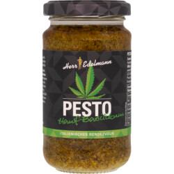Herr Edelmann Basilikum Pesto Hanfsamen 190g