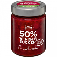 Zentis 50% wenig Zucker Aufstrich Kirsche 195g