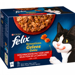 Felix Sensations Gelee Geschmacksvielfalt vom Land 12x85 g