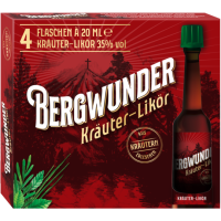 Bergwiesenkräuter Kräuterlikör 35%4x20ml
