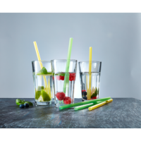 Gut & Günstig Silikon -Trinkhalme 6er