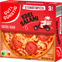 Gut & Günstig Steinofen Pizza Salami 3x350g