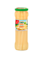 Stangenspargel weiß,geschält, ganze Stangen 330g