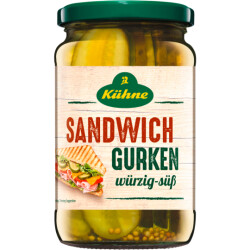 Kühne Sandwich Gurken 330g