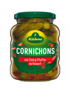 Kühne Cornichons Chili&Pfeffer 330g