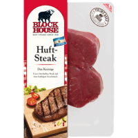 Block House Rinder Hüftsteak 2er =160g