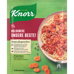 Knorr Fix Bolognese Unsere Beste! 38g