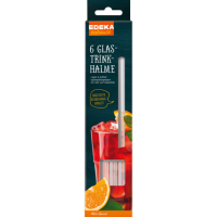 Edeka zuhause Glastrinkhalme 6er