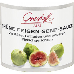 Grashoff Feigen-Senfsauce gr&uuml;n 200ml