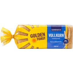 Golden Toast Vollkorn Sandwich 750g