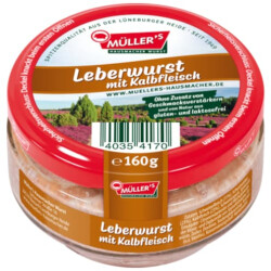 Müllers Kalbsleberwurst 160g