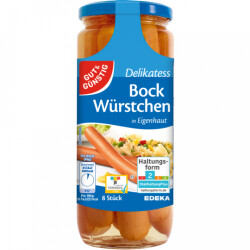 Gut & Günstig Delikatess Bockwürstchen 8ST...