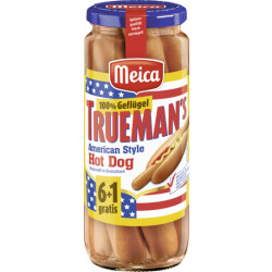 Meica Truemans 100% Gefl&uuml;gel Hot Dog 6+1 St&uuml;ck...