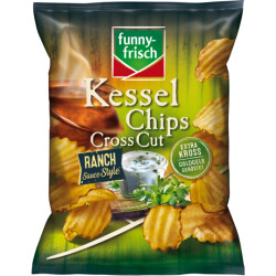 Funny-frisch Kessel Chips Cross Cut Chips Ranch 120g