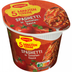 Maggi 5 Minuten Terrine Spaghetti Tomatensauce 60g