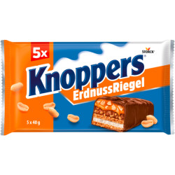 Knoppers Riegel Erdnuss 5x40g