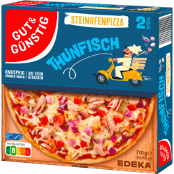 Gut & Günstig Steinofen Pizza Thunfisch 2x355g