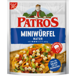 Patros Miniwürfel Natur 45%135g