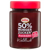 Zentis 50% wenig Zucker Waldfrucht passiert 195g