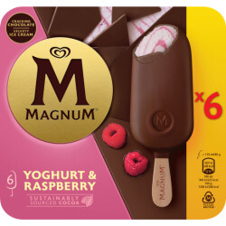 Magnum Yoghurt Raspberry 6ST 660ml
