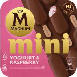 Magnum Mini Yoghurt &amp; Rasperry 6ST 330ml