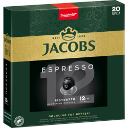 Jacobs Espresso Kapseln 12 Ristretto 20ST 104g