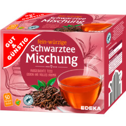 Gut & Günstig Schwarzteemischung 50x1,75g