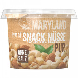 Maryland Snack N&uuml;sse Pur 275g