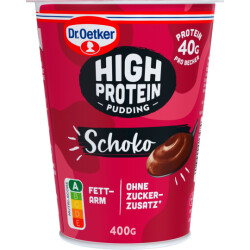 Dr.Oetker High Protein Pudding Schokolade 400g