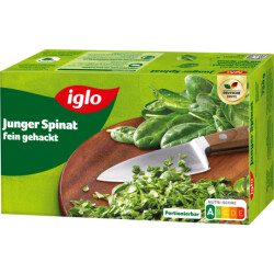 Iglo Junger Spinat portionen 750g