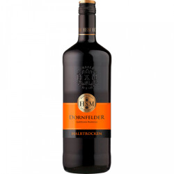HXM Dornfelder Rheinhessen QbA halbtrocken 1l