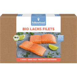 Bio followfood Lachsfilet Salmo Salar 160g
